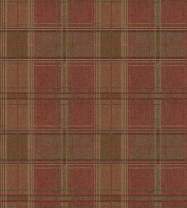 Shetland Plaid Wallpaper by Mulberry Home Russet Shetland Plaid Wallpaper by Mulberry Home Russet