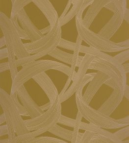 Shimmy Wallpaper by Casadeco Olive