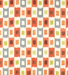 Shiruku Fabric by Harlequin Paprika / Sketched / Nectar