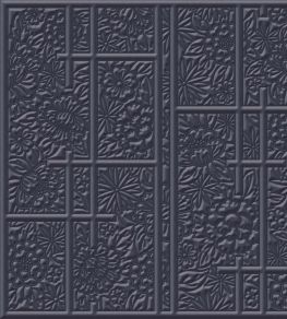 Shoji Blossom Wallpaper by Moooi Denim Shoji Blossom Wallpaper by Moooi Denim