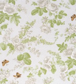 Sibyl Chintz Fabric by Schumacher Neutral Sibyl Chintz Fabric by Schumacher Neutral