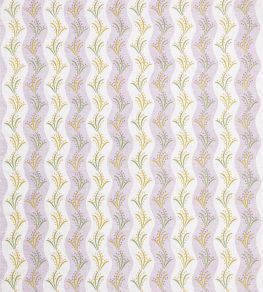 Sidney Stripe Fabric by Nina Campbell Lilac/Green/Yellow Sidney Stripe Fabric by Nina Campbell Lilac/Green/Yellow