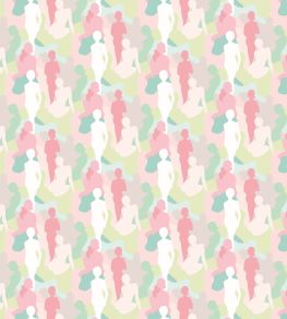 Silhouette Wallpaper by Ohpopsi Taffy Cream Silhouette Wallpaper by Ohpopsi Taffy Cream