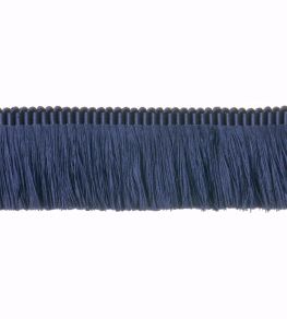 Silk Moss Fringe 40mm Trimming by Houles Blue Silk Moss Fringe 40mm Trimming by Houles Blue