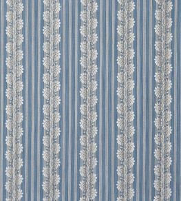 Silvano Stripe Fabric by Colefax and Fowler Blue Silvano Stripe Fabric by Colefax and Fowler Blue