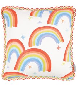 Sing a Rainbow Cushion 40 x 40cm by Villa Nova Orange Sing a Rainbow Cushion 40 x 40cm by Villa Nova Orange