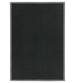 Sisal Rug by Asiatic Black, Grey
