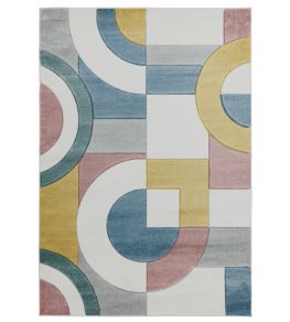 Sketch Retro Rug by Asiatic Multi Sketch Retro Rug by Asiatic Multi