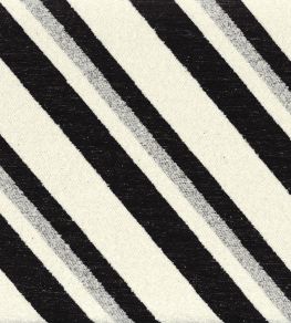 Slalom Fabric by Casamance Noir Slalom Fabric by Casamance Noir