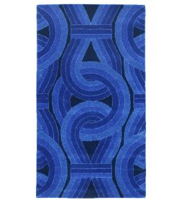 Solar Rectangle by Lara Bohinc Rug by CF Editions Blue Solar Rectangle by Lara Bohinc Rug by CF Editions Blue