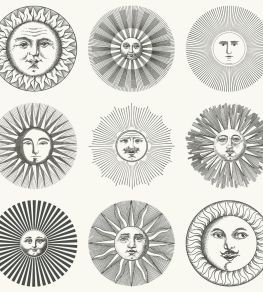 Soli Wallpaper by Cole & Son Black & White Soli Wallpaper by Cole & Son Black & White
