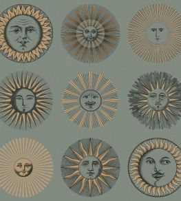 Soli Wallpaper by Cole & Son Sage & Rose Gold Soli Wallpaper by Cole & Son Sage & Rose Gold