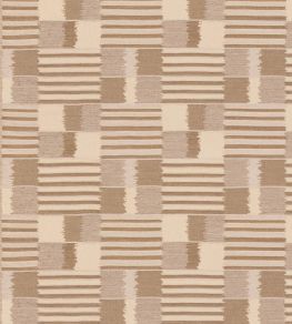 Somerset Check Fabric by Mulberry Home Nutmeg