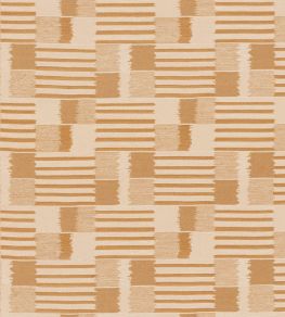 Somerset Check Fabric by Mulberry Home Ochre