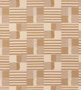 Somerset Check Fabric by Mulberry Home Sand
