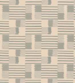 Somerset Check Fabric by Mulberry Home Teal