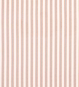 Somerton Stripe Fabric by Mulberry Home Russet/Teal