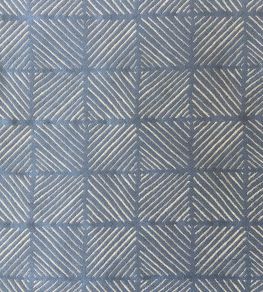 Songlines Fabric by Kate Medlicott Blue Moon Songlines Fabric by Kate Medlicott Blue Moon