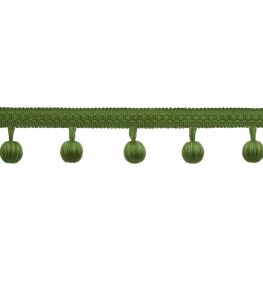 Sophie Beaded Fringe Trimming by Samuel & Sons Basil Sophie Beaded Fringe Trimming by Samuel & Sons Basil