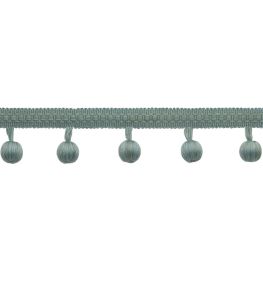 Sophie Beaded Fringe Trimming by Samuel & Sons Mineral Sophie Beaded Fringe Trimming by Samuel & Sons Mineral