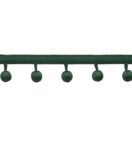 Sophie Beaded Fringe Trimming by Samuel & Sons Viridian Green