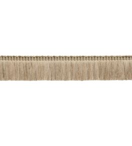 Sophie Brush Fringe Trimming by Samuel & Sons Dove Sophie Brush Fringe Trimming by Samuel & Sons Dove