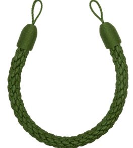Sophie Cable Holdback Trimming by Samuel & Sons Basil Sophie Cable Holdback Trimming by Samuel & Sons Basil