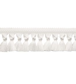 Sophie Tassel Fringe Trimming by Samuel & Sons Salt Sophie Tassel Fringe Trimming by Samuel & Sons Salt