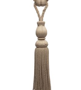 Sophie Tassel Tieback Trimming by Samuel & Sons Dove Sophie Tassel Tieback Trimming by Samuel & Sons Dove