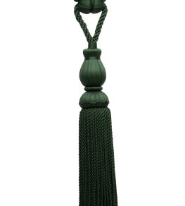 Sophie Tassel Tieback Trimming by Samuel & Sons Viridian Green Sophie Tassel Tieback Trimming by Samuel & Sons Viridian Green
