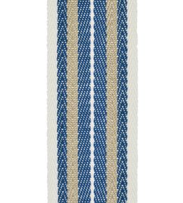Southwold Stripe Braid Trimming by Ian Mankin Cobalt