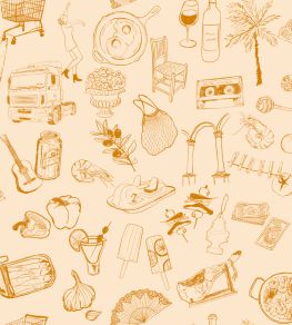 Souvenirs Wallpaper by Tres Tintas Yellow Souvenirs Wallpaper by Tres Tintas Yellow