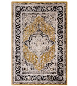 Sovereign Medallion Rug by Asiatic Gold 03