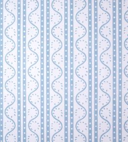 Split Pea Wallpaper by Scion Coast Blue Split Pea Wallpaper by Scion Coast Blue