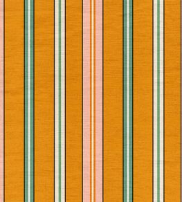 Sporty Stripes Indoor/Outdoor Fabric by Ottoline Saffron Sporty Stripes Indoor/Outdoor Fabric by Ottoline Saffron