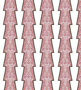 Spot and Arrow Wallpaper by Ottoline Red Spot and Arrow Wallpaper by Ottoline Red