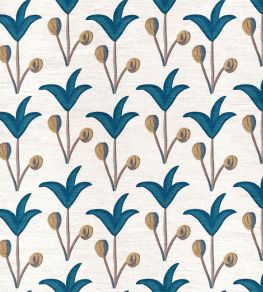 Spring Rhythm Fabric by Ottoline Blue