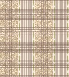 Squiggle Check Wallpaper by George & Minnie Walnut/Ochre Squiggle Check Wallpaper by George & Minnie Walnut/Ochre