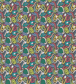 Squiggle Wallpaper by Ohpopsi Onyx Bright Squiggle Wallpaper by Ohpopsi Onyx Bright