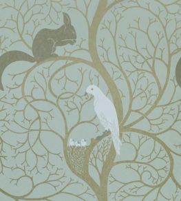 Squirrel & Dove Wallpaper by Sanderson Eggshell/Ivory Squirrel & Dove Wallpaper by Sanderson Eggshell/Ivory