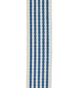 St Ives Stripe Braid Trimming by Ian Mankin Cobalt
