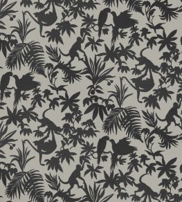St. Kitts Wallpaper by Thibaut Black and Tan St. Kitts Wallpaper by Thibaut Black and Tan