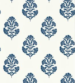 Standen Wallpaper by Clarke & Clarke Midnight Standen Wallpaper by Clarke & Clarke Midnight