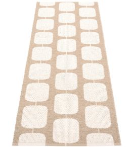Sten Runner Rug by Pappelina Light Nougat/Vanilla Sten Runner Rug by Pappelina Light Nougat/Vanilla