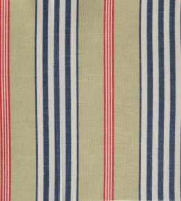 Steyning Fabric by Titley and Marr Prussian, Red & Grass Steyning Fabric by Titley and Marr Prussian, Red & Grass
