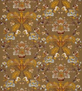 Stitch Damask Fabric by Zoffany Antique Stitch Damask Fabric by Zoffany Antique