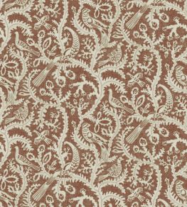 Stitched Birds Wallpaper by Josephine Munsey Red Stitched Birds Wallpaper by Josephine Munsey Red