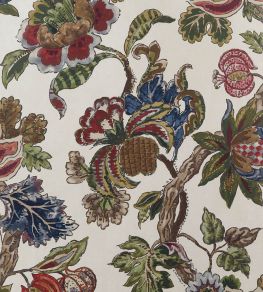 Stockbridge Wallpaper by Anna French Apricot and Slate