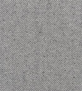 Stoneleigh Herringbone Fabric by Ralph Lauren Grey Flannel