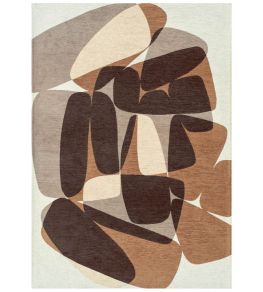 Stones Rug by Louis De Poortere Cookie